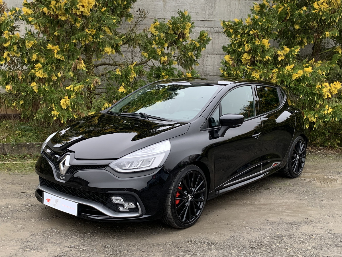 RENAULT CLIO IV RS TROPHY 1,6 220 EDC AKRAPOVIC CAMERA GPS BLUETOOTH REGULATEUR CUIR RS MONITOR BOSE KEYLESS GO