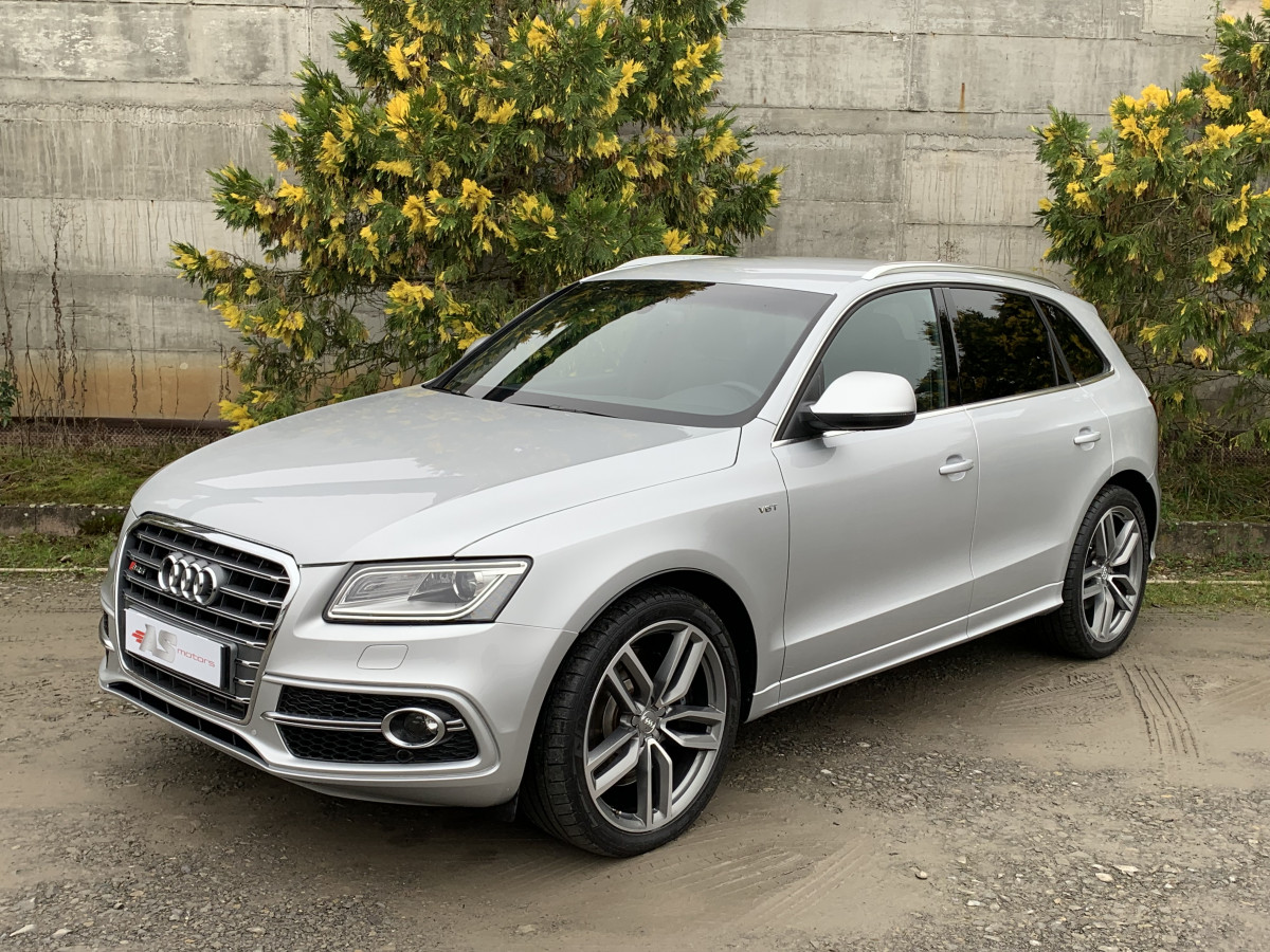 AUDI SQ5 3,0 V6 TDI 313 CV QUATTRO GRIS 1ERE MAIN JANTES 21 GPS CAMERA KEYLESS GO HIFI BANG&OLUFSEN CUIR AUDI DRIVE SELECT