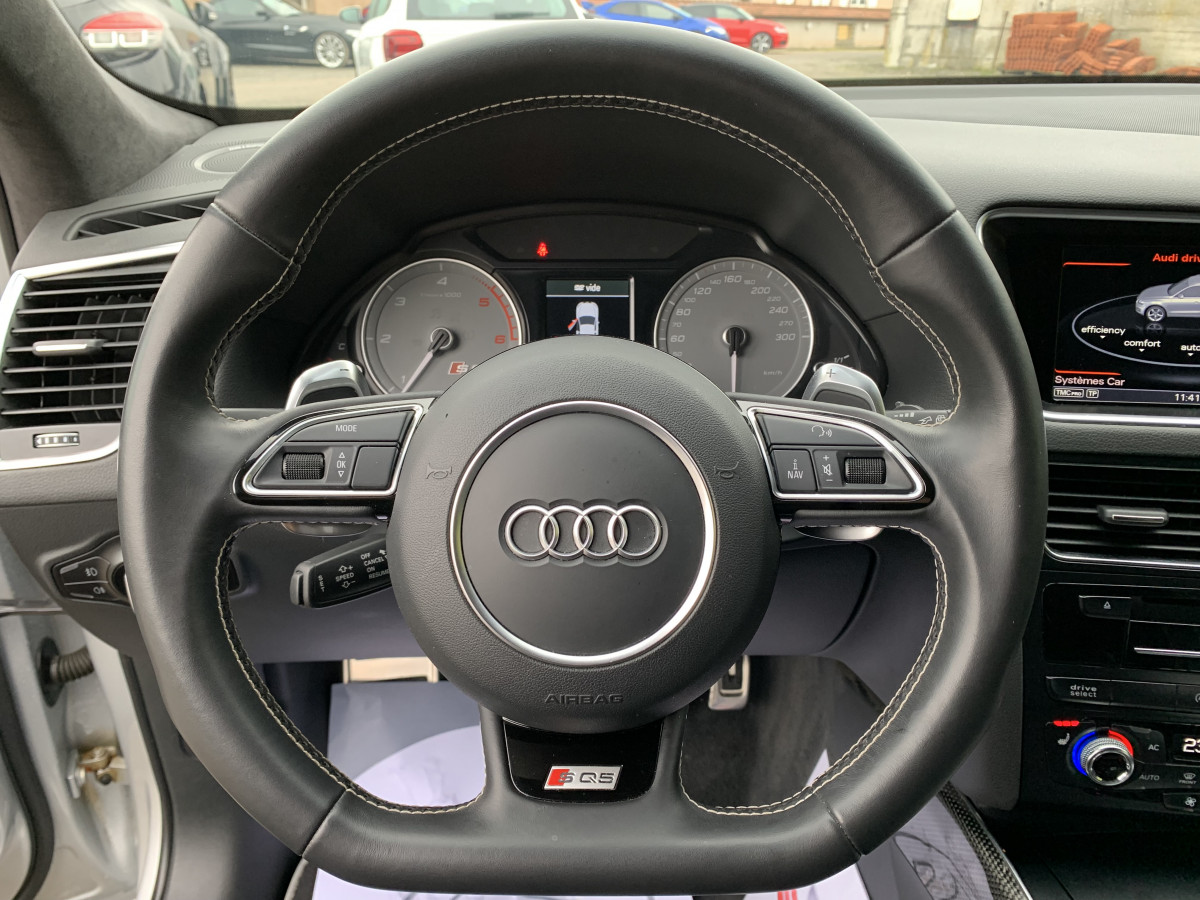 AUDI SQ5 3,0 V6 TDI 313 CV QUATTRO GRIS 1ERE MAIN JANTES 21 GPS CAMERA KEYLESS GO HIFI BANG&OLUFSEN CUIR AUDI DRIVE SELECT