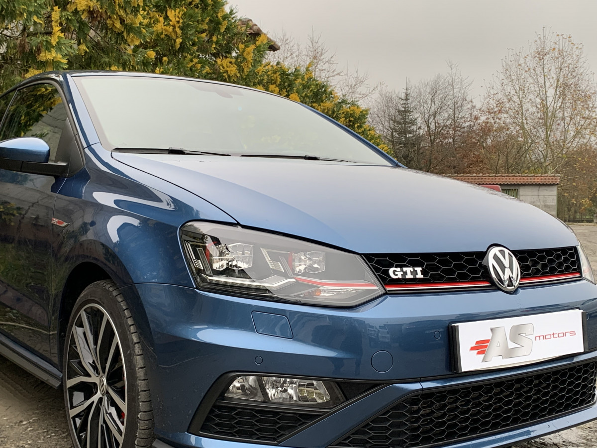 VOLKSWAGEN POLO GTI 1.8 TSI DSG 192 CV BLEU GPS BLUETOOTH REGULATEUR MODE SPORT