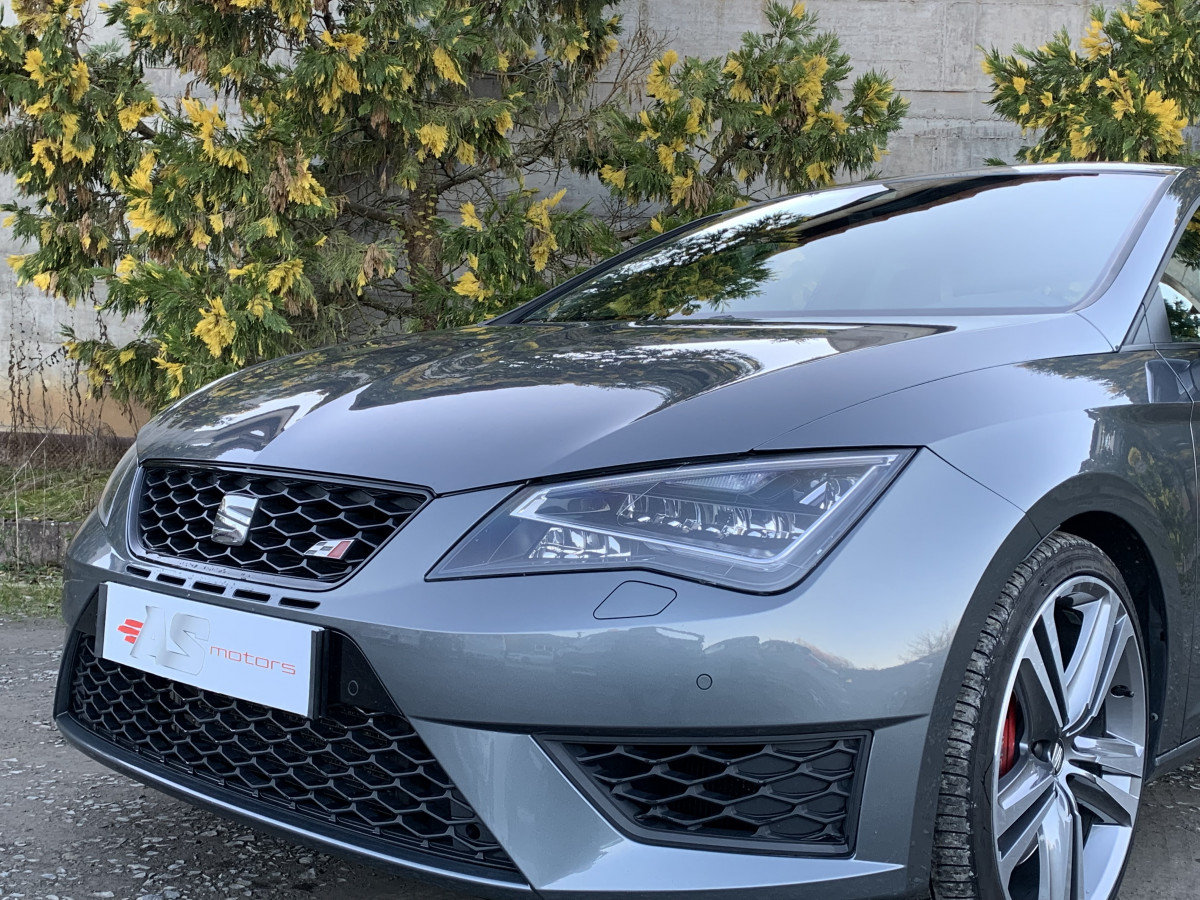 SEAT LEON SC CUPRA TSI 2.0 290 GRIS REGULATEUR GPS DCC BLUETOOTH FEUX LED EXCELLENT ETAT