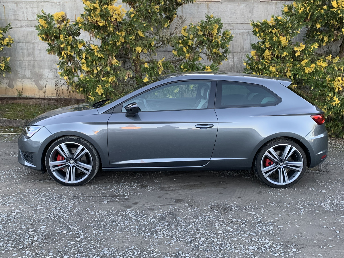 SEAT LEON SC CUPRA TSI 2.0 290 GRIS REGULATEUR GPS DCC BLUETOOTH FEUX LED EXCELLENT ETAT