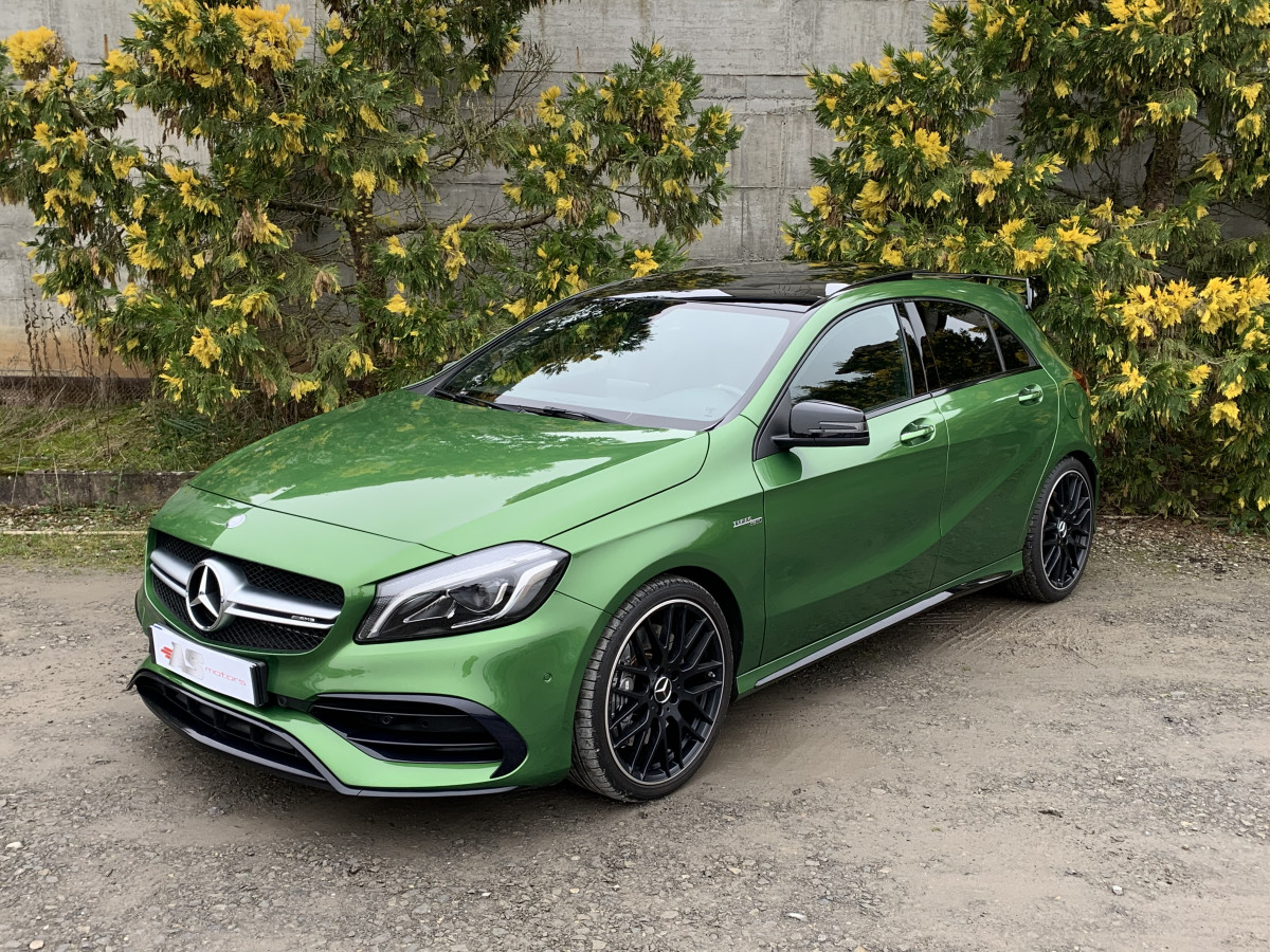 MERCEDES A45 AMG 381 CV PHASE II 4MATIC SPEEDSHIFT-DCT7 PACK PERFORMANCE TOIT OUVRANT PANORAMIQUE ECHAPPEMENT SPORT KEYLESS GO