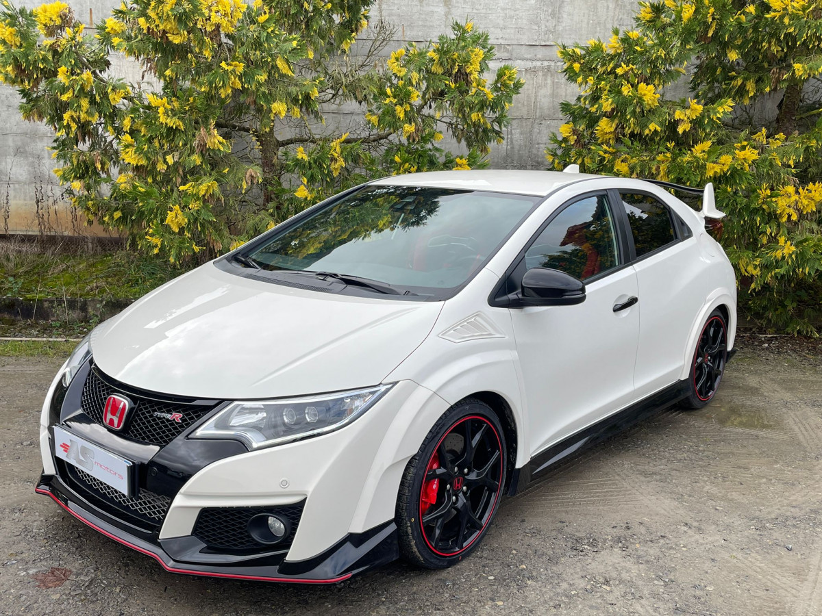 HONDA CIVIC 2,0 I-VTEC 310 TYPE R GT BLANCHE NUMEROTÉ R-04933 CAMERA GPS BLUETOOTH REGULATEUR KEYLESS GO