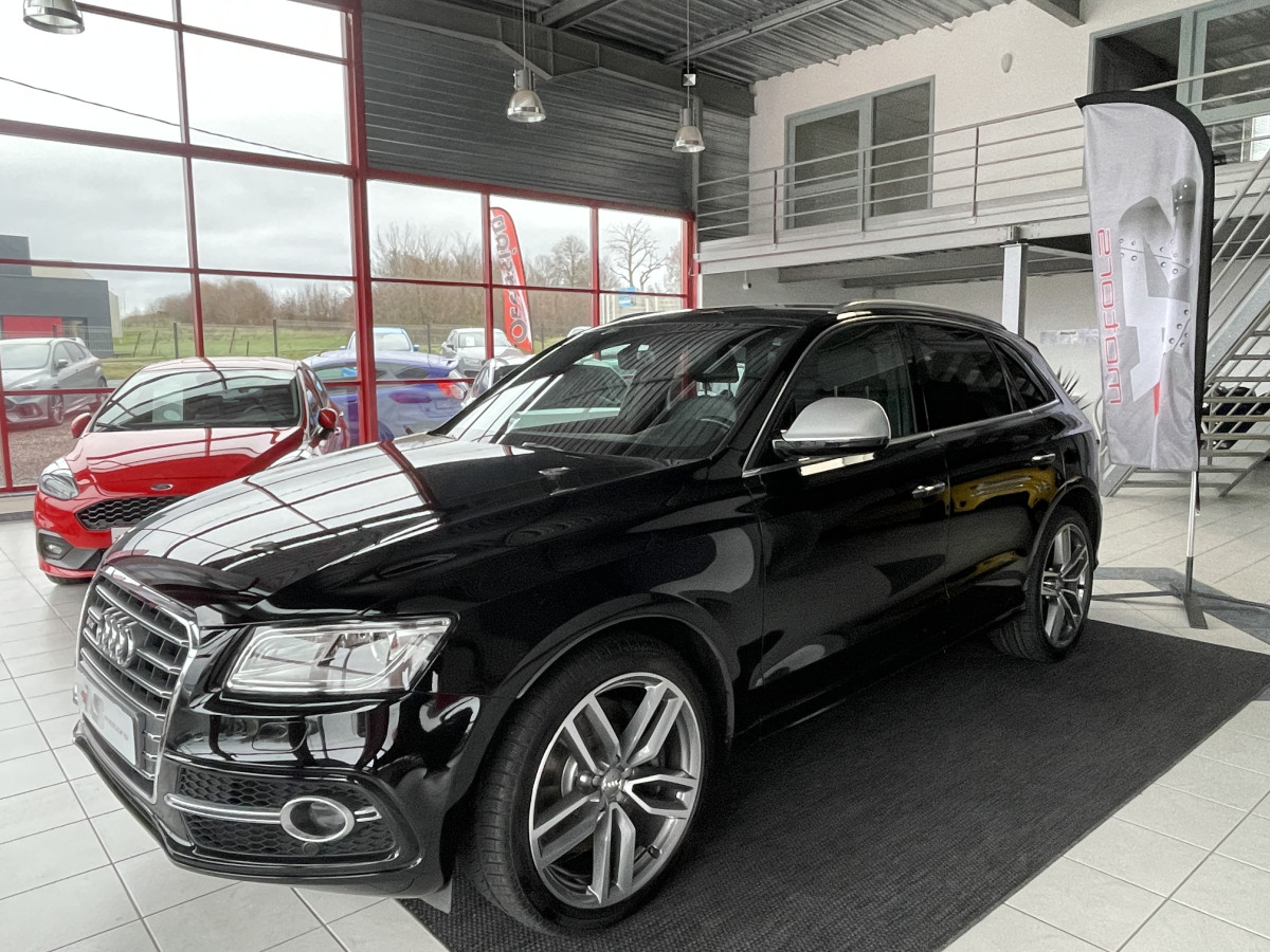 AUDI SQ5 3,0 V6 TDI 313 CV QUATTRO NOIR JANTES 21 GPS BLUETOOTH CAMERA INSERT CARBONE AUDI DRIVE SELECT REGULATEUR