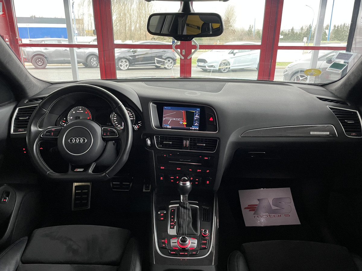 AUDI SQ5 3,0 V6 TDI 313 CV QUATTRO NOIR JANTES 21 GPS BLUETOOTH CAMERA INSERT CARBONE AUDI DRIVE SELECT REGULATEUR