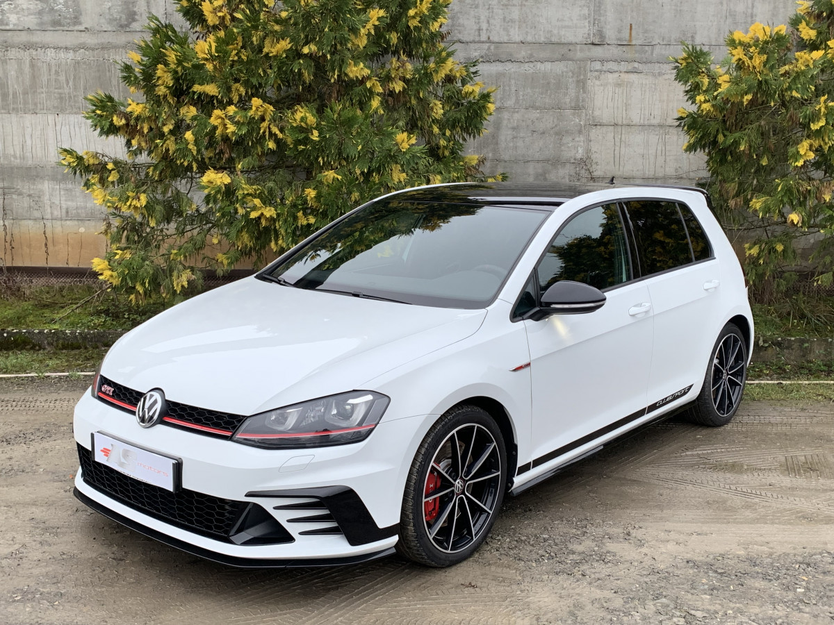 VOLKSWAGEN GOLF VII GTI CLUBSPORT 2.0 265 CV BLANCHE 5 PORTES DCC DYNAUDIO CAMERA SIEGES BAQUETS