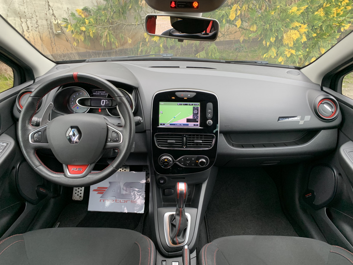 RENAULT CLIO IV RS TROPHY 1,6 220 EDC CAMERA GPS BLUETOOTH REGULATEUR RS MODE KEYLESS GO