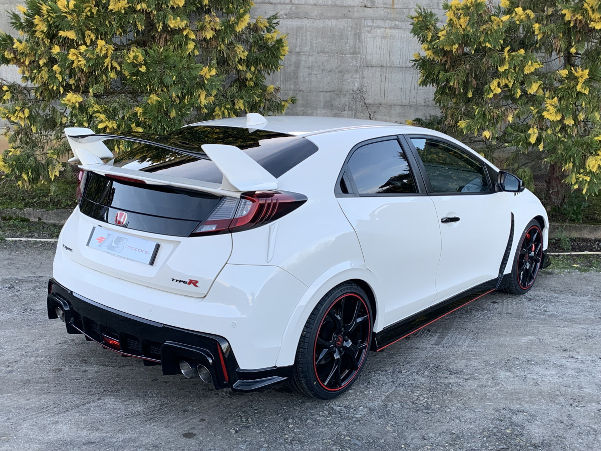 HONDA CIVIC 2,0 I-VTEC 310 TYPE R GT BLANC NUMEROTÉ R-OO876 CAMERA GPS BLUETOOTH REGULATEUR KEYLESS GO ECHAPPEMENT MILLTEK