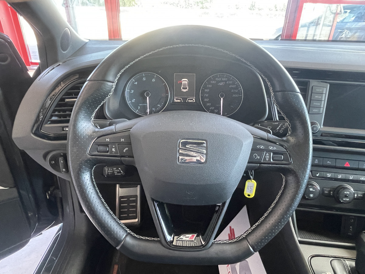 SEAT LEON  2,0 TSI CUPRA 280 DSG6 GPS REGULATEUR TOIT PANO FULL LED  DANS UN EXCELLENT ETAT