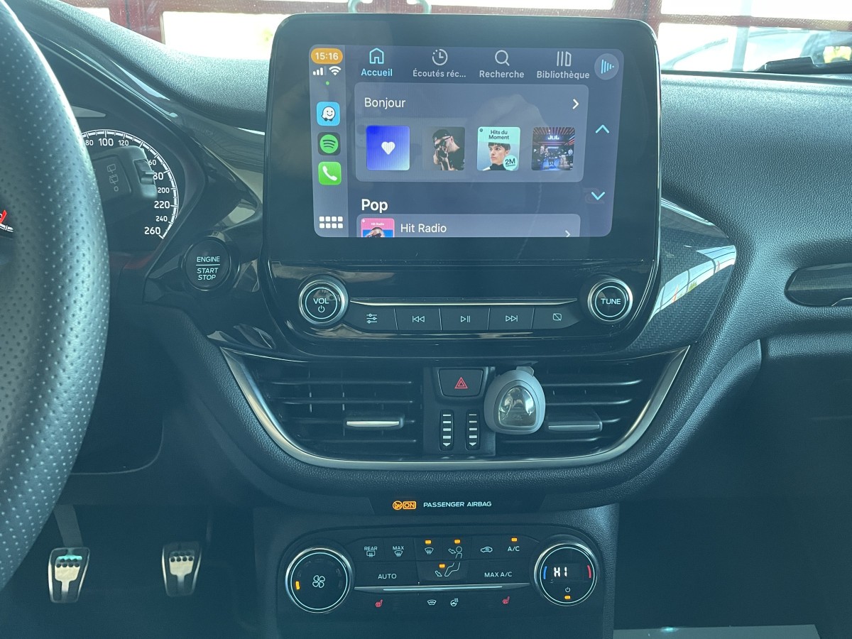 FORD FIESTA ST 1,5 200 PACK PERFORMANCE GPS  APPLE CARPLAY FULL LED BLUETOOTH HIFI B&O REGULATEUR