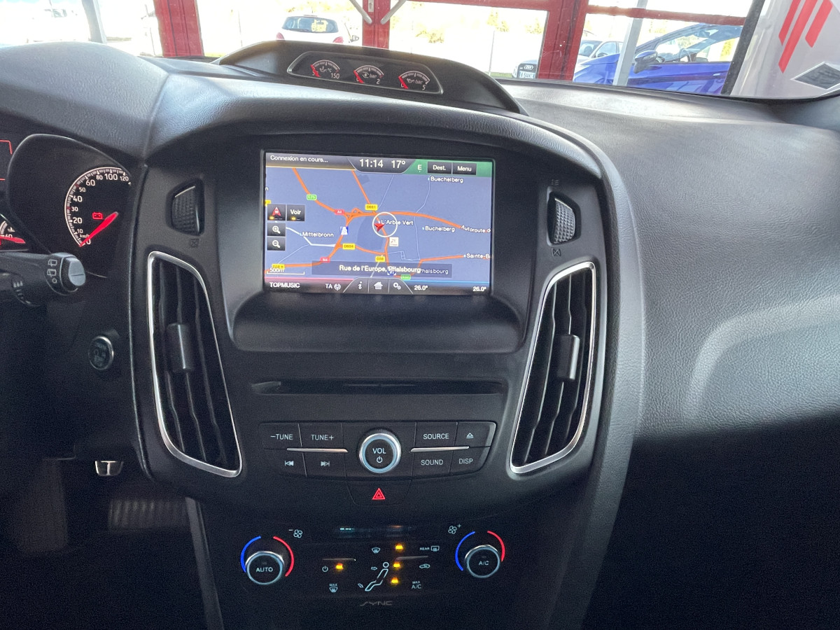 FORD FOCUS ST 2,0 250 FULL BLACK GPS  RECARO  BLUETOOTH ETHANOL E85