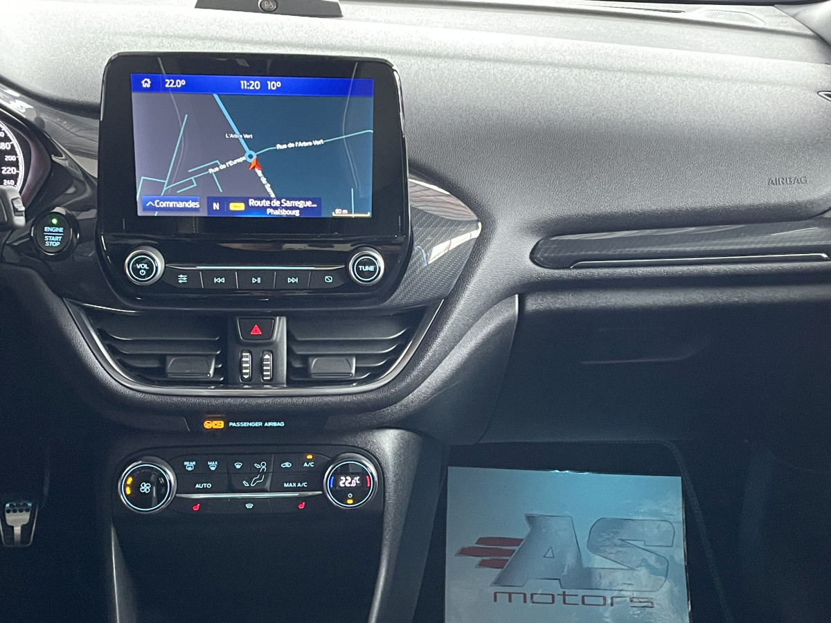 FORD FIESTA ST 1,5 200 PACK PERFORMANCE  GPS APPLE CARPLAY FULL LED BLUETOOTH HIFI B&O REGULATEUR