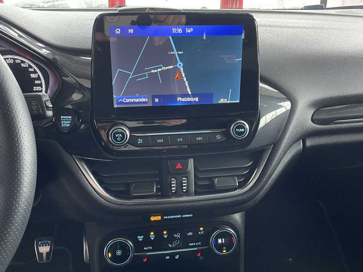 FORD FIESTA 200 1,5 200 GPS  APPLE CARPLAY PACK HIVER HIFI B&O REGULATEUR BLUETOOTH EXCELLENT ETAT