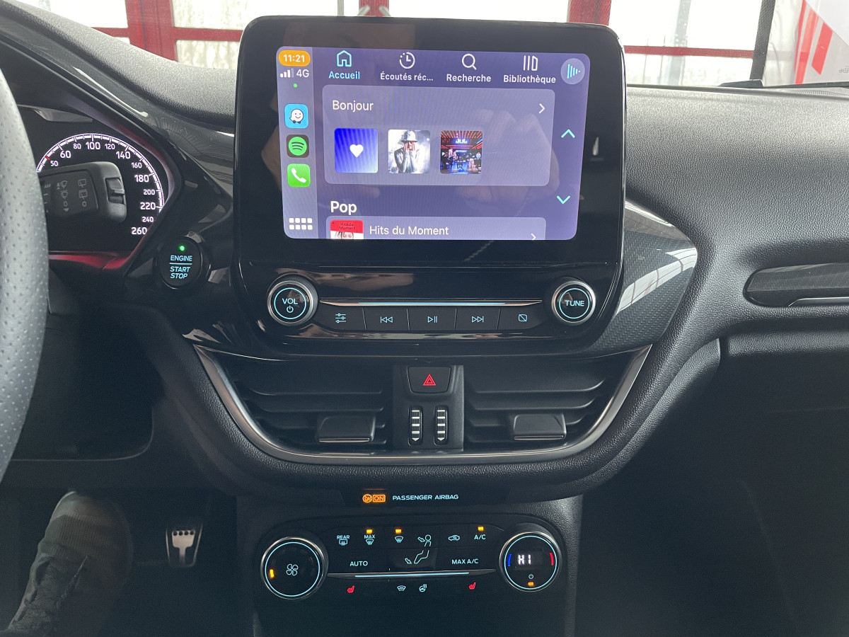 FORD FIESTA 200 1,5 200 GPS  APPLE CARPLAY PACK HIVER HIFI B&O REGULATEUR BLUETOOTH EXCELLENT ETAT