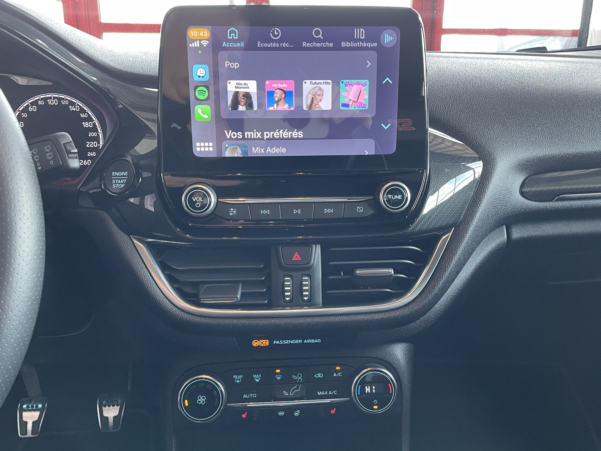 FORD FIESTA ST 1,5 200  GPS  APPLE CARPLAY FULL LED KEYLESS  BLUETOOTH HIFI B&O REGULATEUR EXCELLENT ETAT