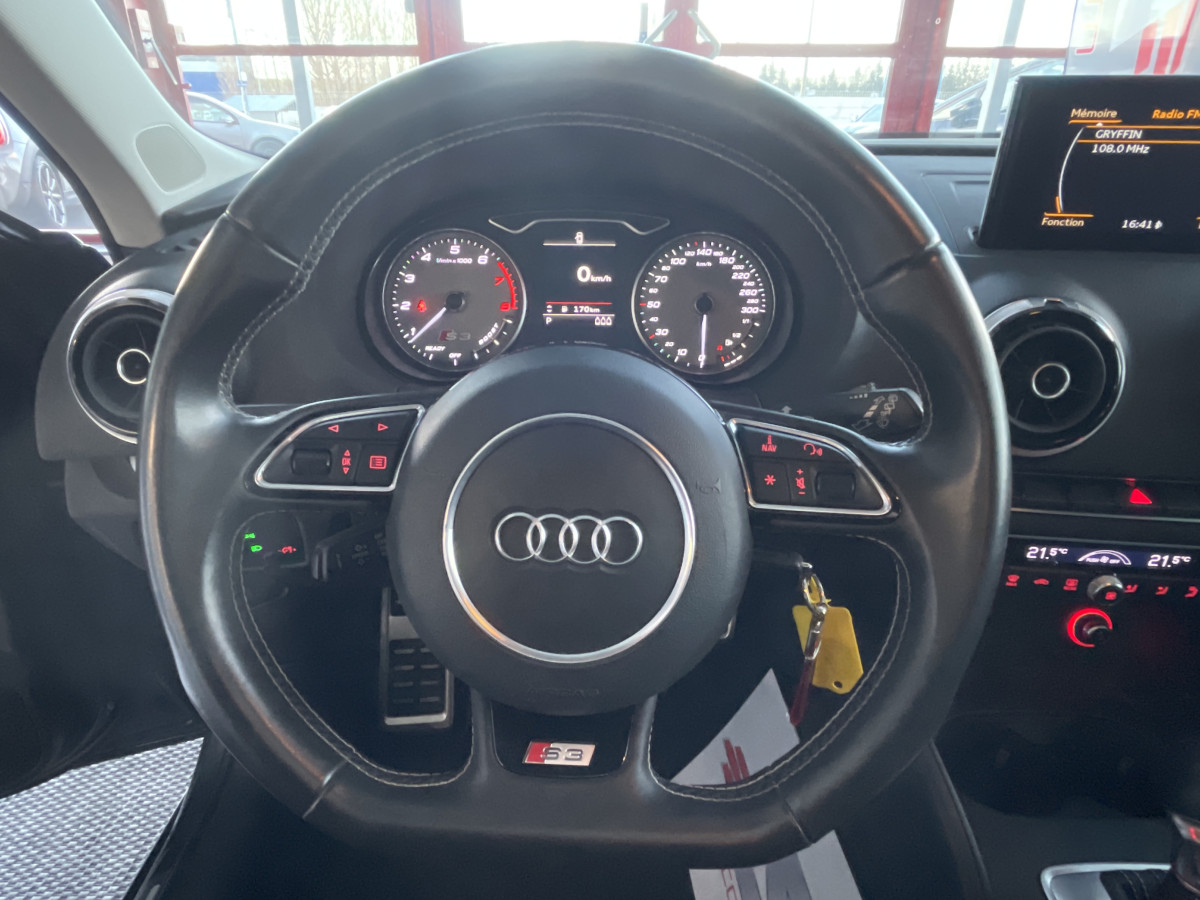 AUDI S3 SPORTBACK 2,0 TFSI 300 DSG6 QUATTRO  GPS REGULATEUR SIEGES SPORT S FEUX FULL LED DRIVE SELECT EXCELLENT ETAT