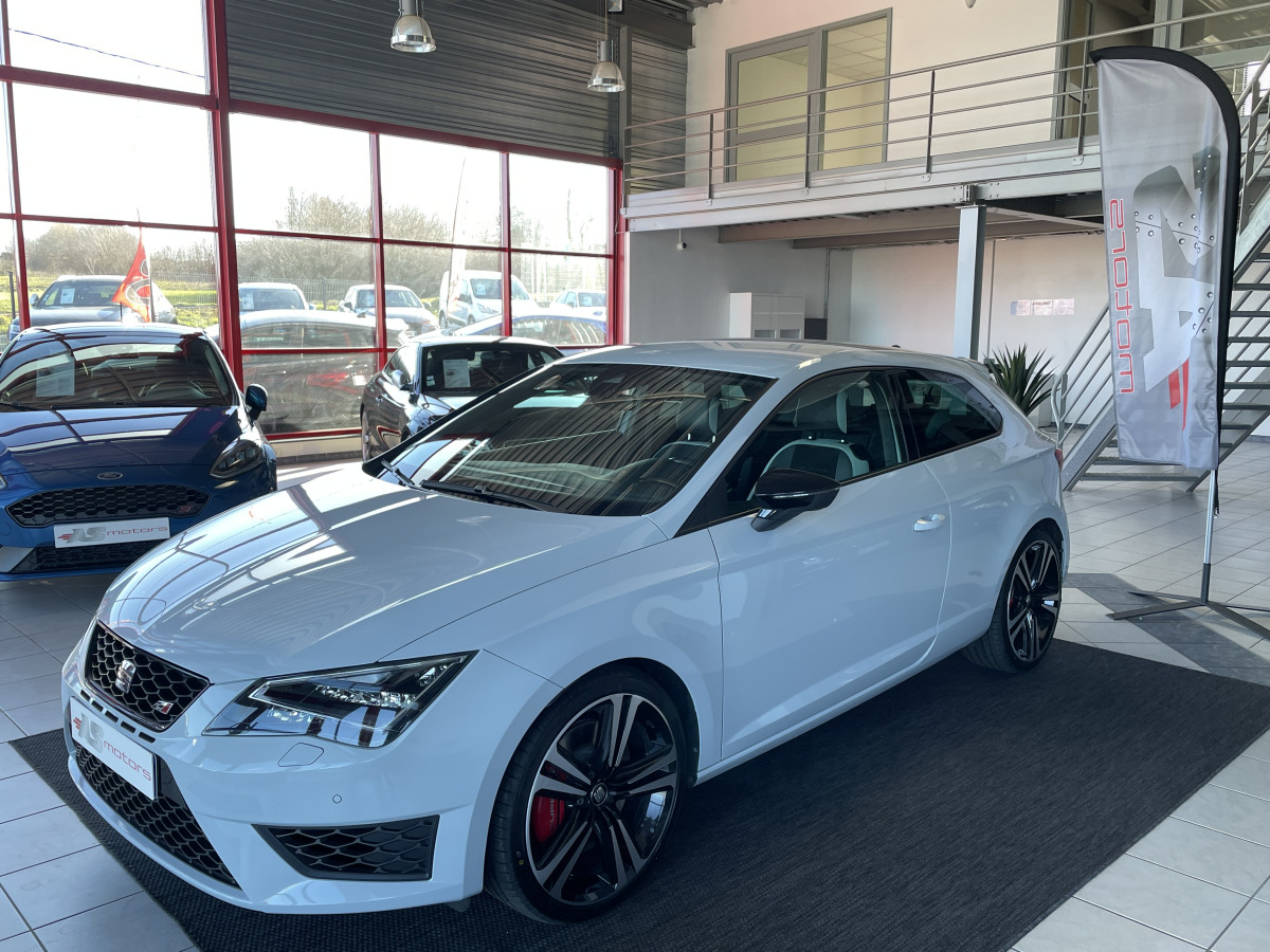 SEAT LEON CUPRA 2,0 TSI 290 DSG6  GPS DCC REGULATEUR BLUETOOTH EXCELLENT ETAT