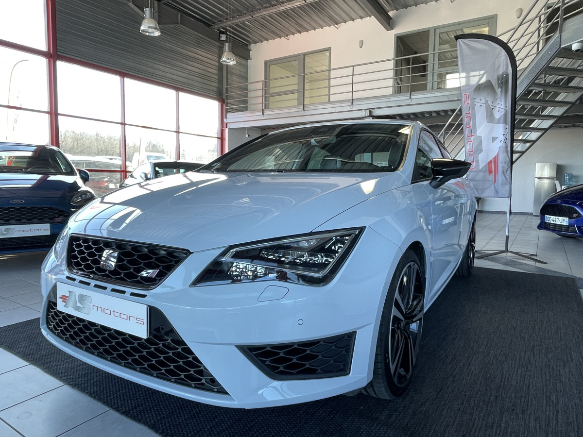 SEAT LEON CUPRA 2,0 TSI 290 DSG6  GPS DCC REGULATEUR BLUETOOTH EXCELLENT ETAT