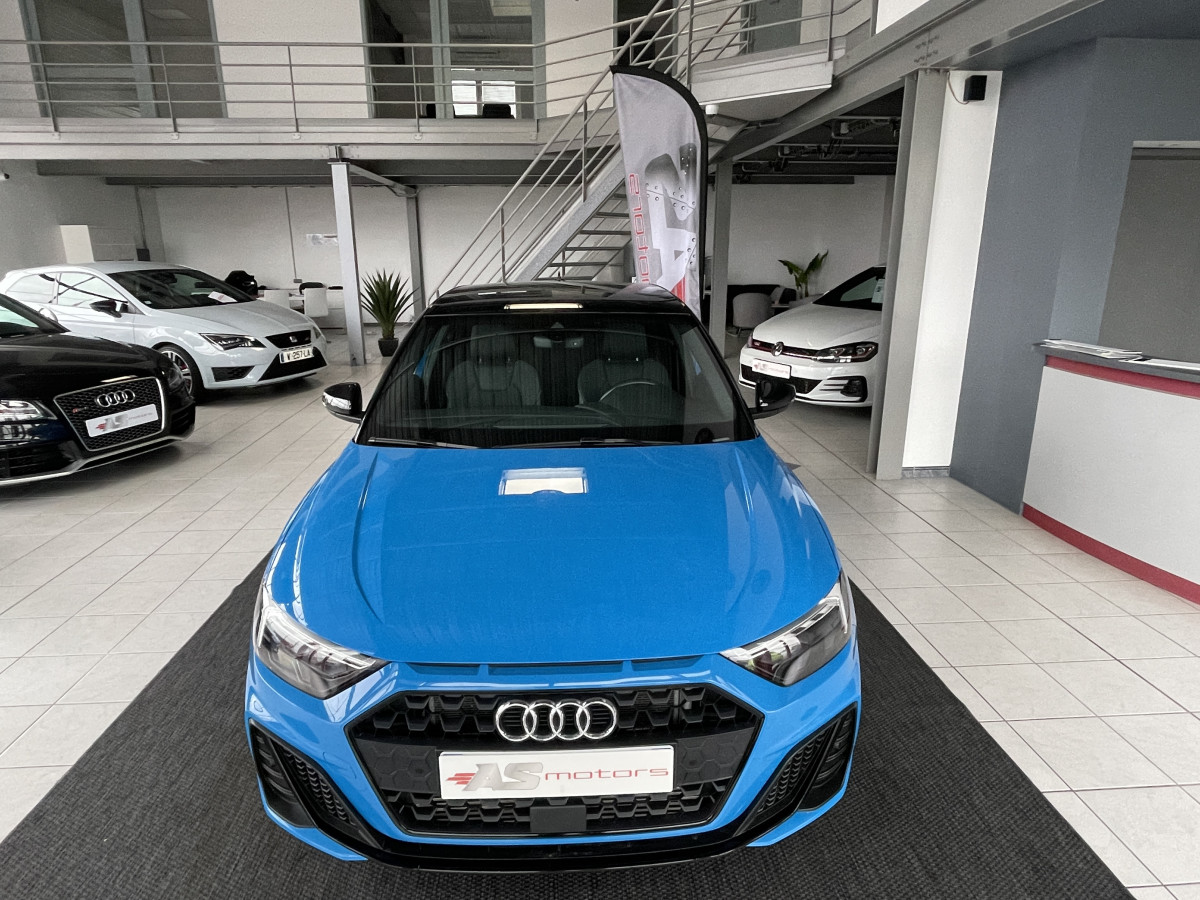 AUDI A1 SPORTBACK  40 TFSI 200  FULL S-LINE DSG6 GPS KEYLESS ACC  DRIVE SELECT BLEU TURBO ETAT NEUF