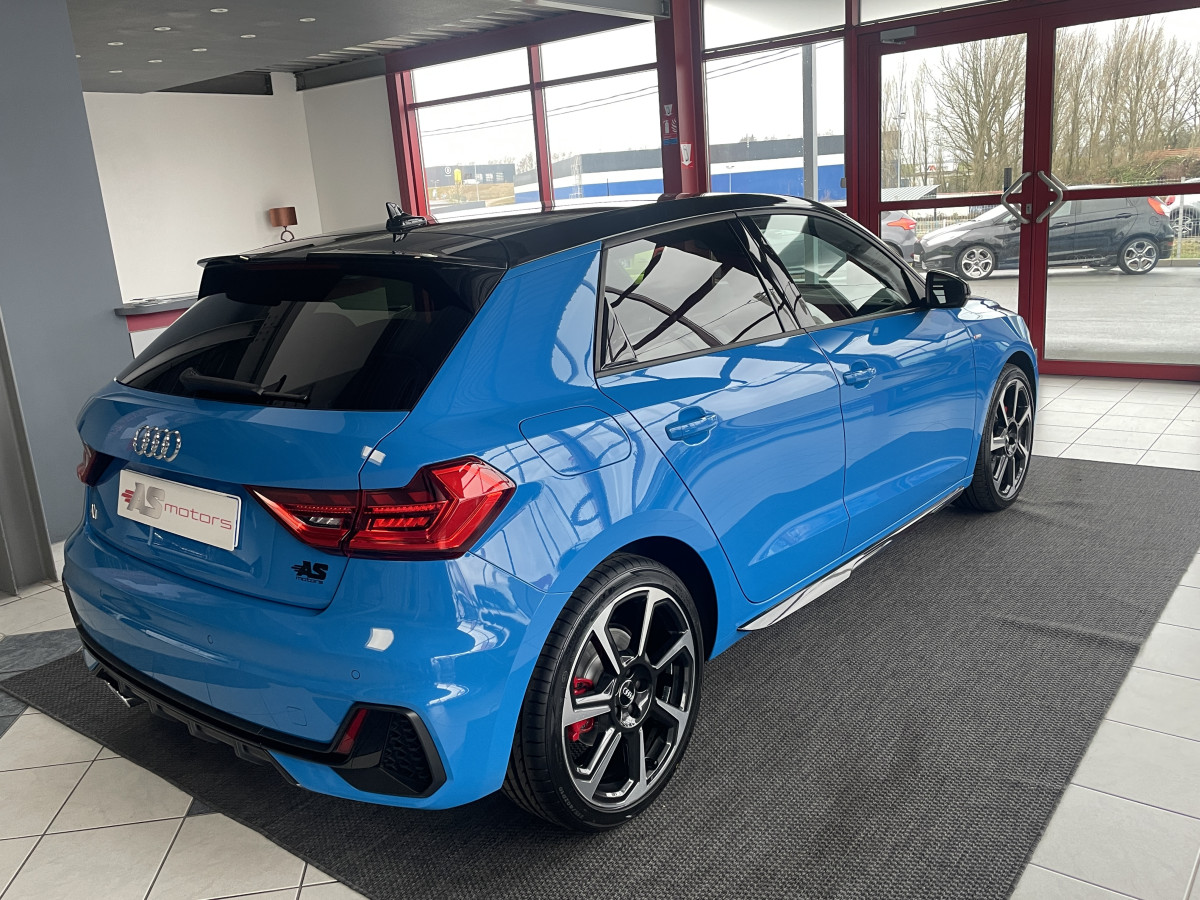 AUDI A1 SPORTBACK  40 TFSI 200  FULL S-LINE DSG6 GPS KEYLESS ACC  DRIVE SELECT BLEU TURBO ETAT NEUF