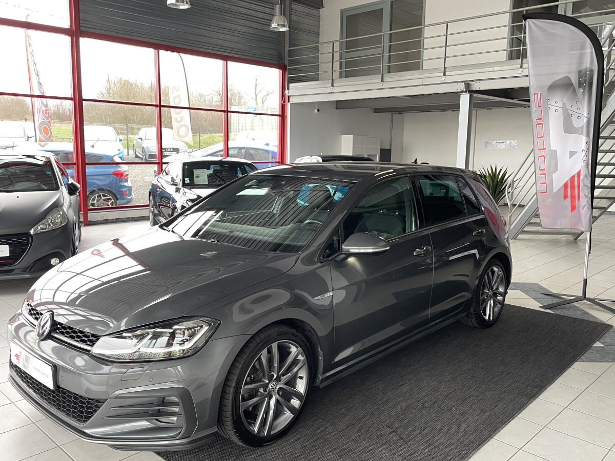 VOLKSWAGEN GOLF 7 GTD 2,0 TDI 184 DSG FACELIFT GPS ACC PARK PILOT PALETTES AU VOLANT FULL LED  EXCELLENT ETAT