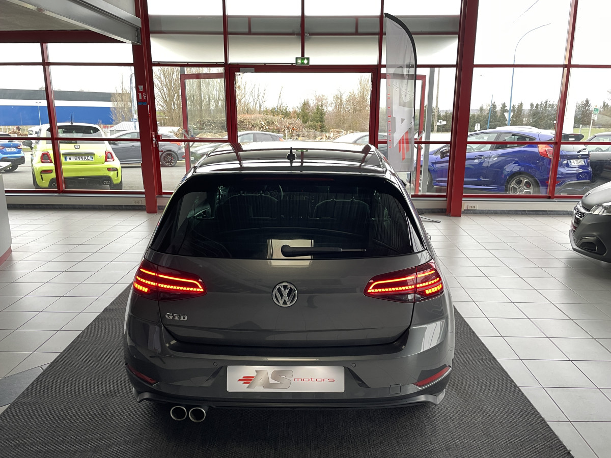 VOLKSWAGEN GOLF 7 GTD 2,0 TDI 184 DSG FACELIFT GPS ACC PARK PILOT PALETTES AU VOLANT FULL LED  EXCELLENT ETAT