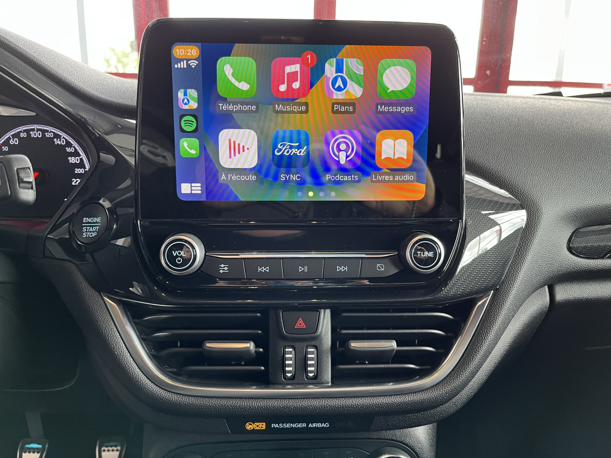 FORD FIESTA ST 1,5 200  PACK  HIVER APPLE CARPLAY FULL LED BLUETOOTH HIFI B&O KEYLESS REGULATEUR ECHAPPEMENT MILLTEK ETAT NEUF