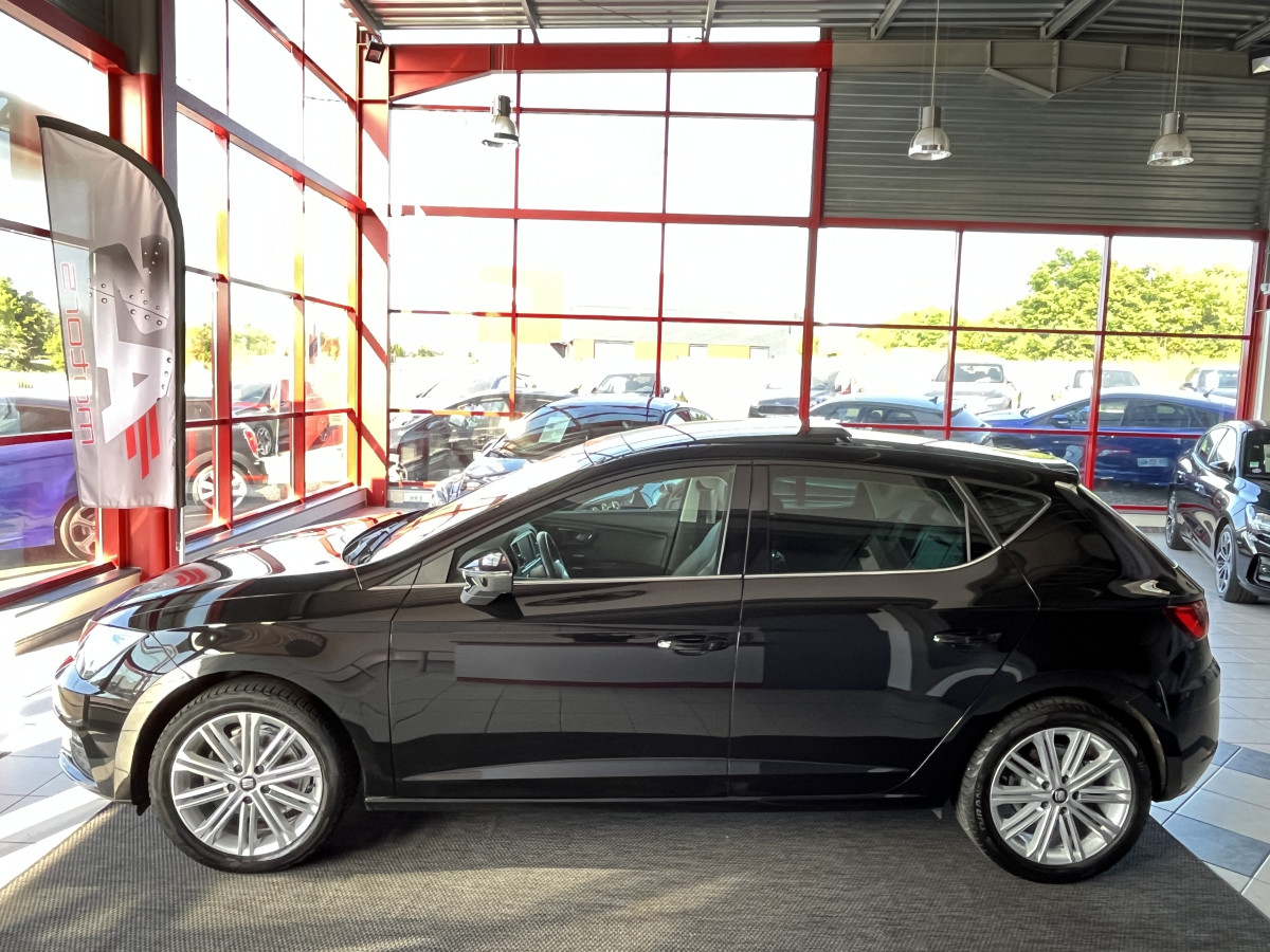 SEAT LEON XCELLENCE 1,5 TSI 150 DSG7 TOIT PANO GPS CAMERA  REGULATEUR DIGITAL COCKPIT KEYLESS CARPLAY EXCELLENT ETAT