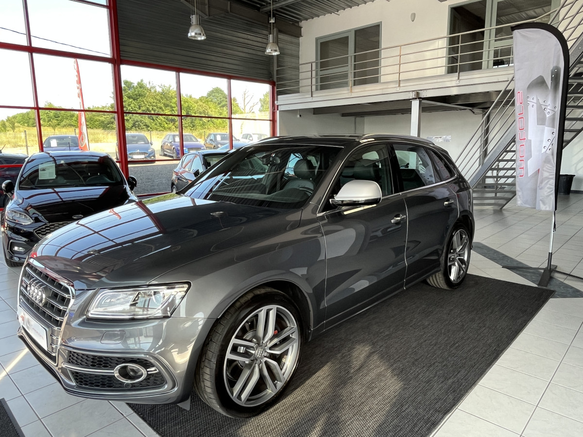 AUDI SQ5 TDI V6 326 COMPETITION BVA8 QUATTRO GPS CAMERA ATTELAGE KEYLESS REGULATEUR ALU BROSSE DRIVE SELECT EXCELLENT ETAT