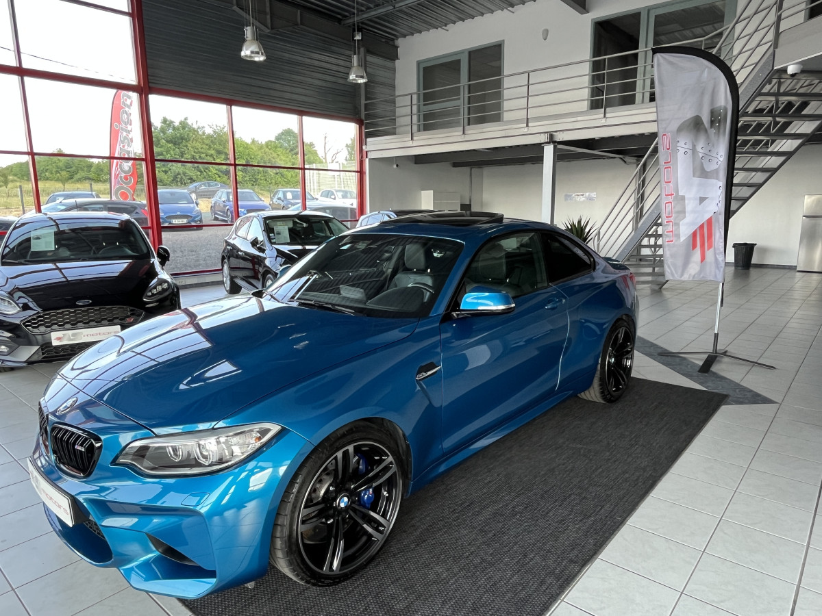 BMW M2 COUPE 3,0 370 DKG7 TOIT OUVRANT GPS KEYLESS ECHAPPEMENT SPORT FULL BI-XENON ETAT NEUF