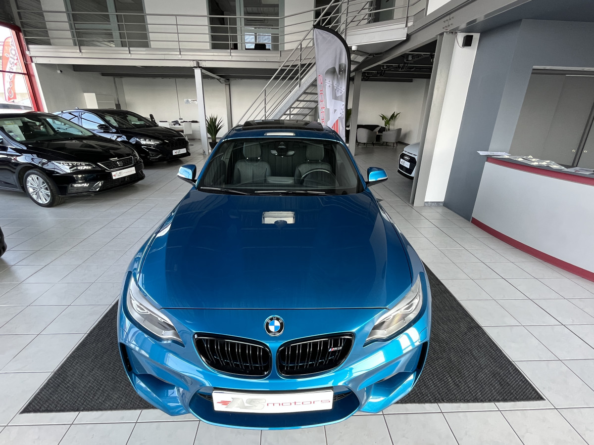 BMW M2 COUPE 3,0 370 DKG7 TOIT OUVRANT GPS KEYLESS ECHAPPEMENT SPORT FULL BI-XENON ETAT NEUF