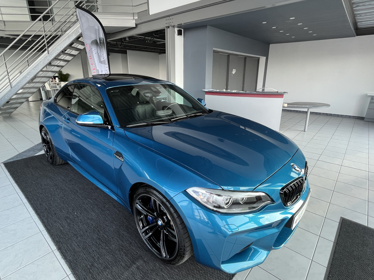 BMW M2 COUPE 3,0 370 DKG7 TOIT OUVRANT GPS KEYLESS ECHAPPEMENT SPORT FULL BI-XENON ETAT NEUF