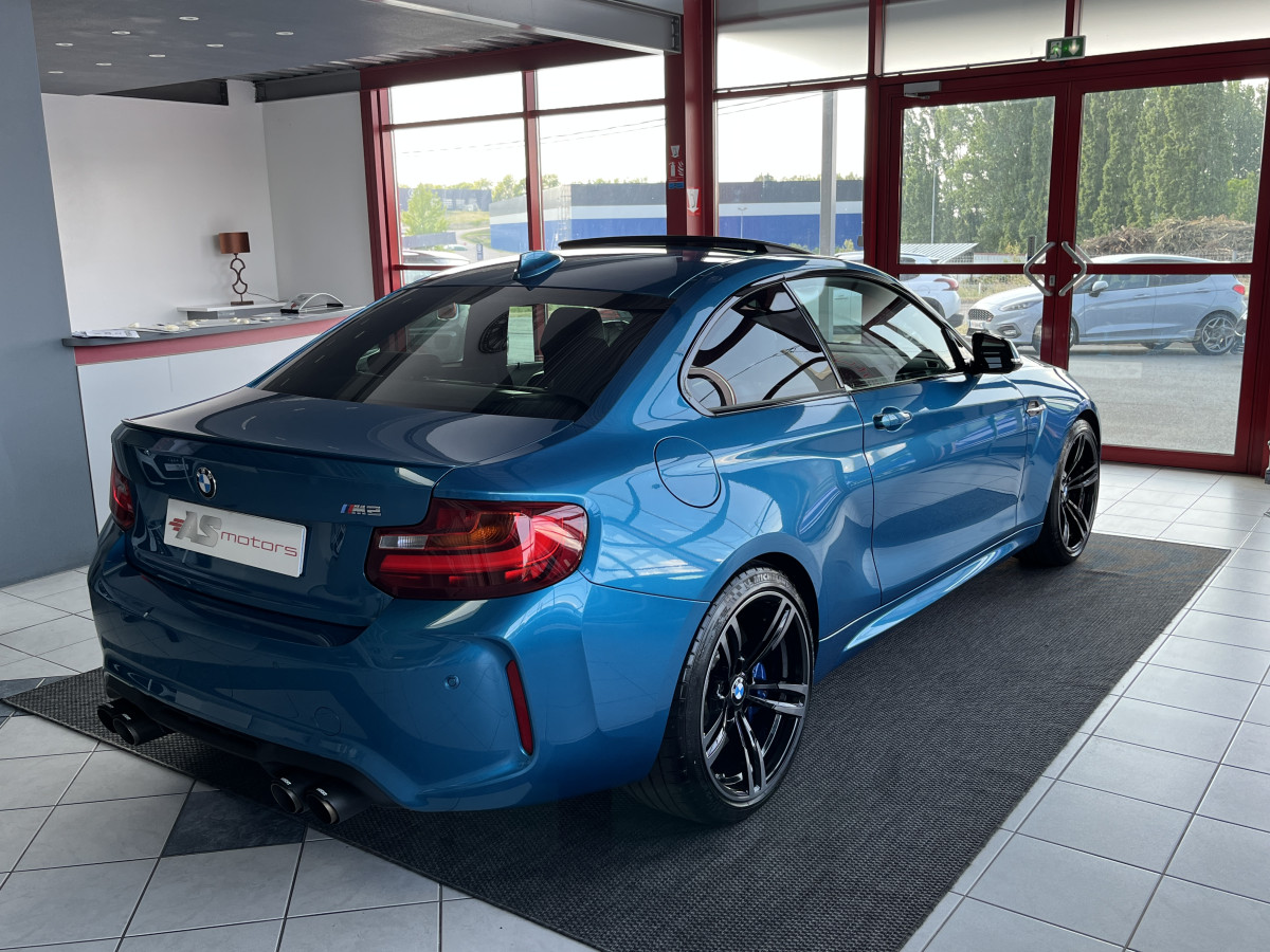 BMW M2 COUPE 3,0 370 DKG7 TOIT OUVRANT GPS KEYLESS ECHAPPEMENT SPORT FULL BI-XENON ETAT NEUF