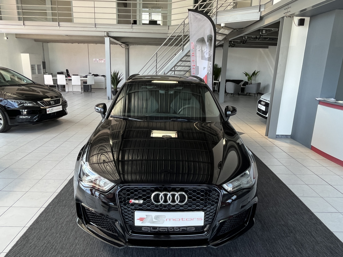 AUDI RS3 SPORTBACK 2,5 TFSI 367 S-TRONIC 7 QUATTRO GPS CAMERA SIEGES RS HIFI B&O ECHAPPEMENT RS KEYLESS REGULATEUR ETAT NEUF