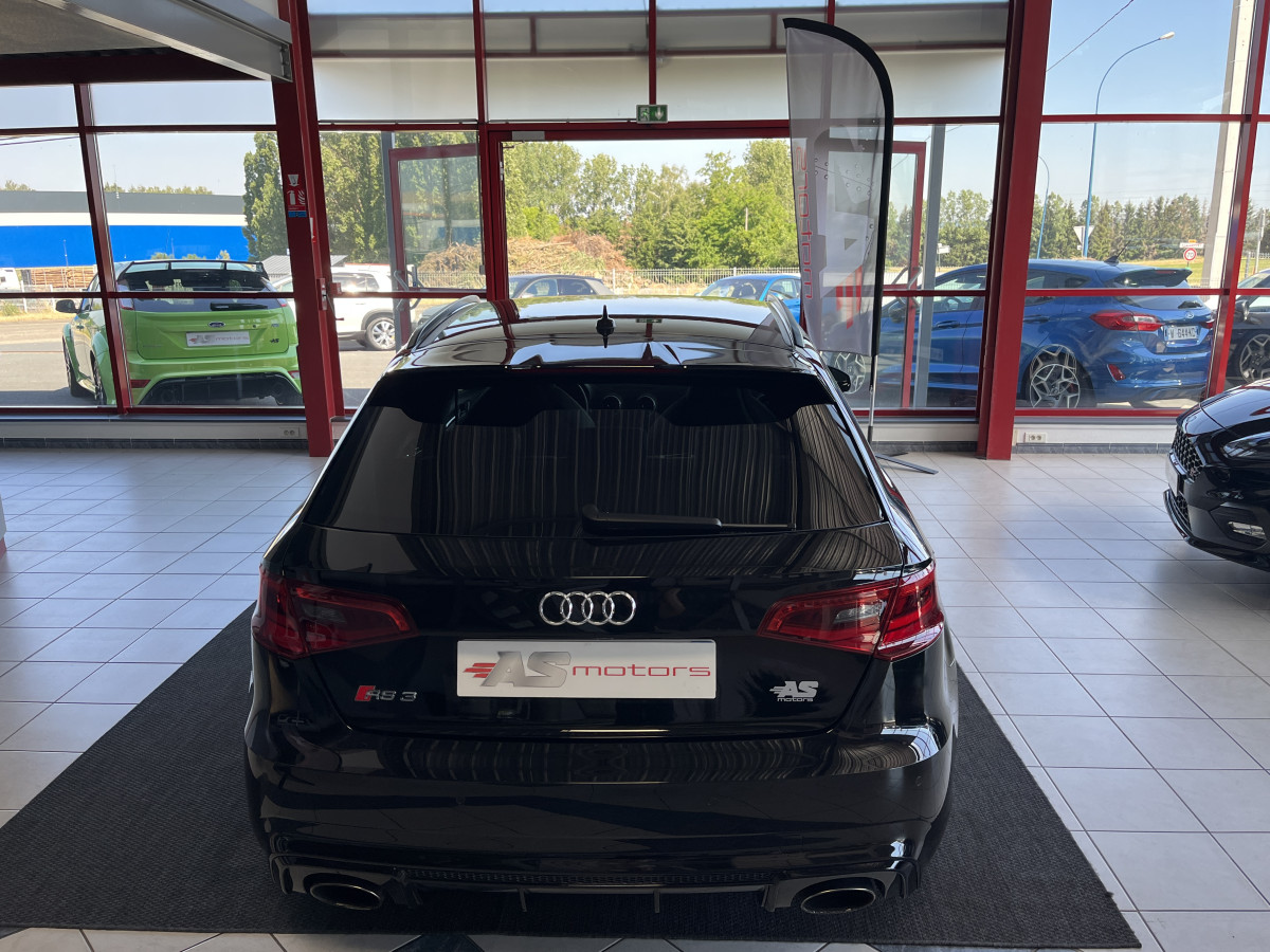 AUDI RS3 SPORTBACK 2,5 TFSI 367 S-TRONIC 7 QUATTRO GPS CAMERA SIEGES RS HIFI B&O ECHAPPEMENT RS KEYLESS REGULATEUR ETAT NEUF