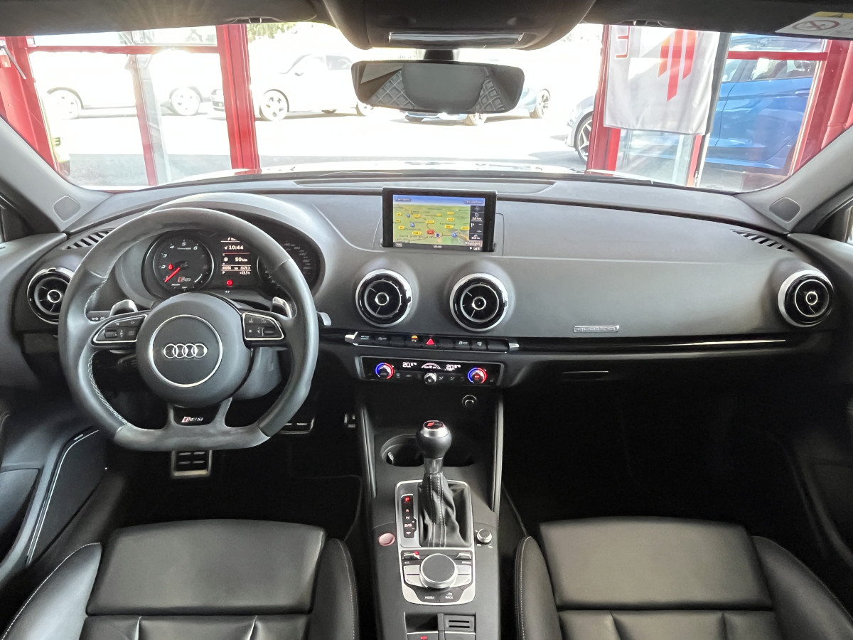 AUDI RS3 SPORTBACK 2,5 TFSI 367 S-TRONIC 7 QUATTRO GPS CAMERA SIEGES RS HIFI B&O ECHAPPEMENT RS KEYLESS REGULATEUR ETAT NEUF