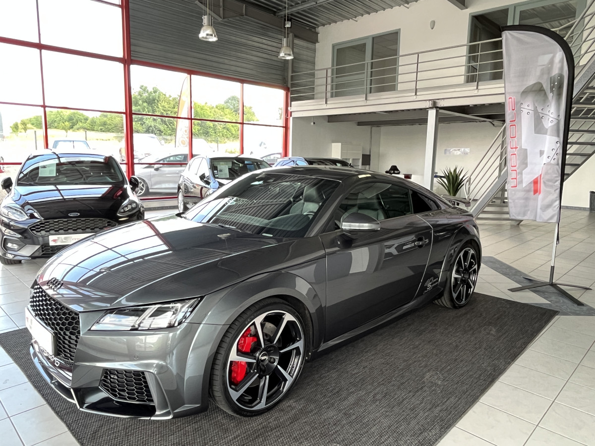 AUDI TTRS 2,5 TFSI 400 QUATTRO S-TRONIC 7 GPS CAMERA REGULATEUR ECHAPPEMENT RS  PACK CARBON HIFI B&O MAGNETIC RIDE SIEGES RS ETAT NEUF