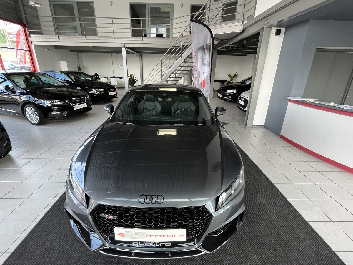 AUDI TTRS 2,5 TFSI 400 QUATTRO S-TRONIC 7 GPS CAMERA REGULATEUR ECHAPPEMENT RS  PACK CARBON HIFI B&O MAGNETIC RIDE SIEGES RS ETAT NEUF