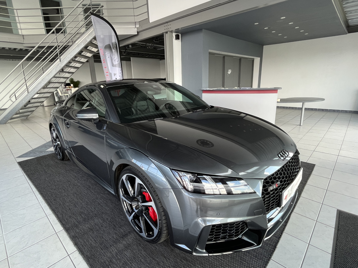 AUDI TTRS 2,5 TFSI 400 QUATTRO S-TRONIC 7 GPS CAMERA REGULATEUR ECHAPPEMENT RS  PACK CARBON HIFI B&O MAGNETIC RIDE SIEGES RS ETAT NEUF