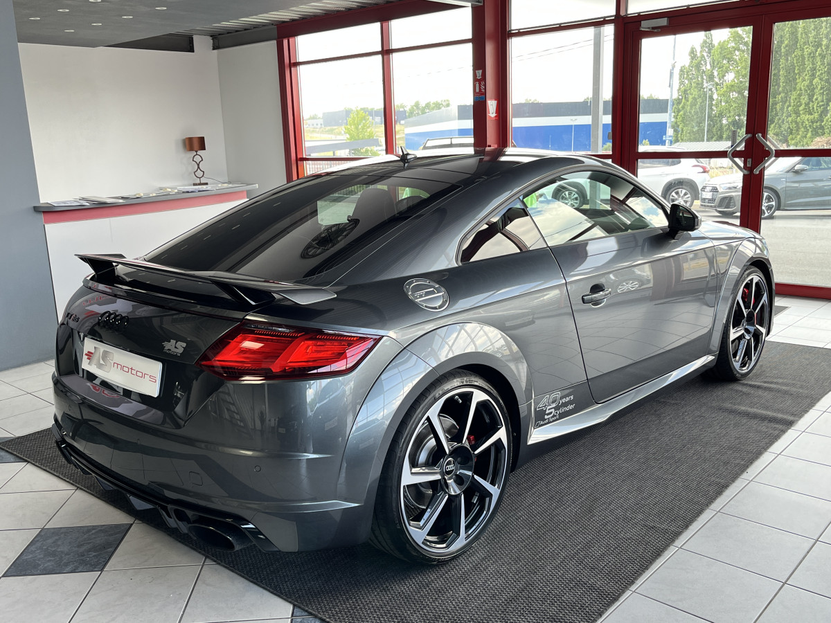 AUDI TTRS 2,5 TFSI 400 QUATTRO S-TRONIC 7 GPS CAMERA REGULATEUR ECHAPPEMENT RS  PACK CARBON HIFI B&O MAGNETIC RIDE SIEGES RS ETAT NEUF