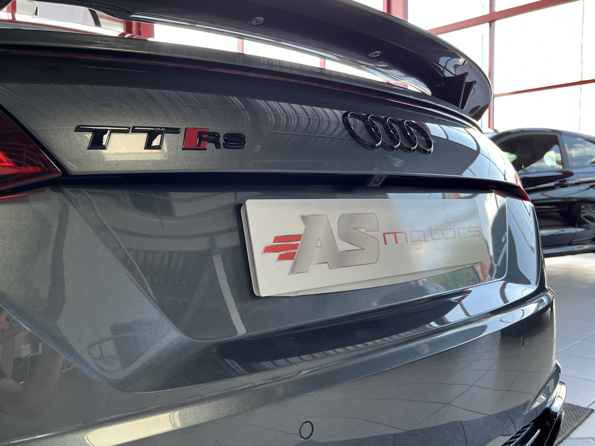 AUDI TTRS 2,5 TFSI 400 QUATTRO S-TRONIC 7 GPS CAMERA REGULATEUR ECHAPPEMENT RS  PACK CARBON HIFI B&O MAGNETIC RIDE SIEGES RS ETAT NEUF