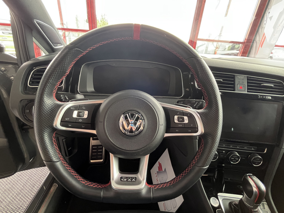 VOLKSWAGEN GOLF 7 TCR 2,0 TSI 290 DSG7 TOIT PANO GPS CAMERA ACC DCC DIGITAL COCKPIT DYNAUDIO   KEYLESS FULL LED FULL CUIR  ETAT NEUF