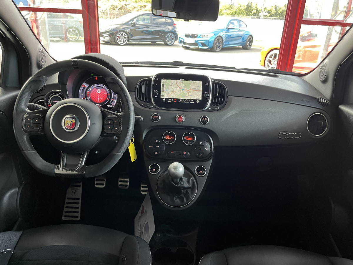 FIAT 500 ABARTH 180 595 COMPETIZIONE EDITION LIMITED 70 GPS SIEGE SABELT BLUETOOTH APPLE CAR PLAY  ETAT NEUF