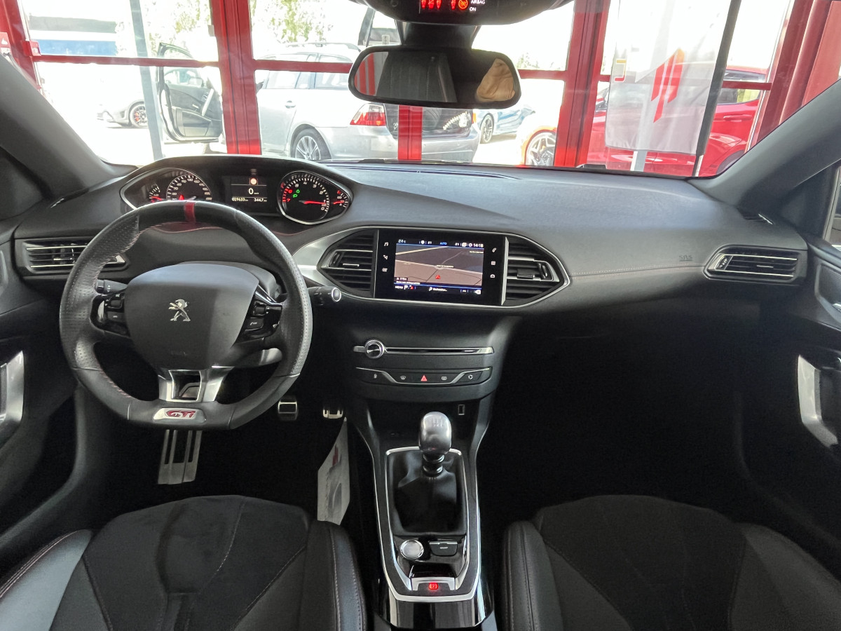 PEUGEOT 308 GTI 1,6 263 GPS CAMERA HIFI DENON PARK ASSIST ECHAPPEMENT REMUS FULL LED ETAT NEUF