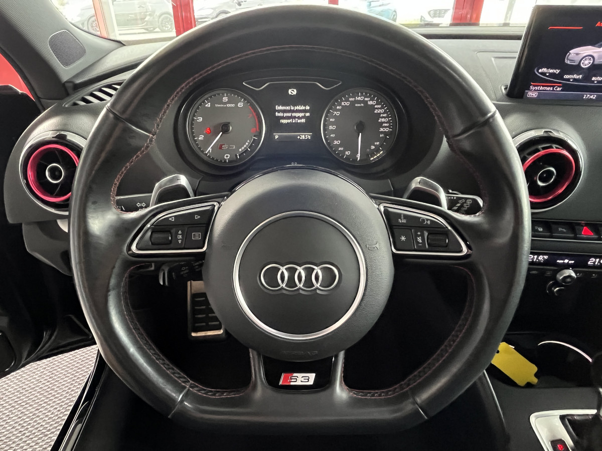 AUDI S3 2,0 TFSI 300 DSG6 QUATTRO  GPS HIFI B&O REGULATEUR ADAPTATIF DRIVE SELECT MAGNETIC RIDE JANTES ROTOR BI- XENON PARK KEYLESS