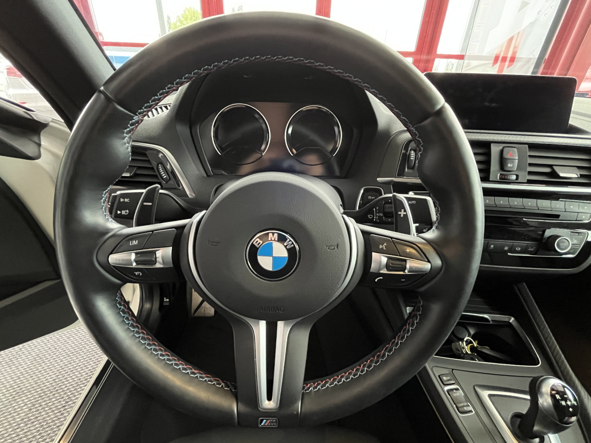 BMW M2 COUPE 3,0 370 DKG7 PHASE 2  GPS CAMERA HIFI HARMAN/KARDON PACK HIVER KEYLESS  FULL LED ETAT NEUF