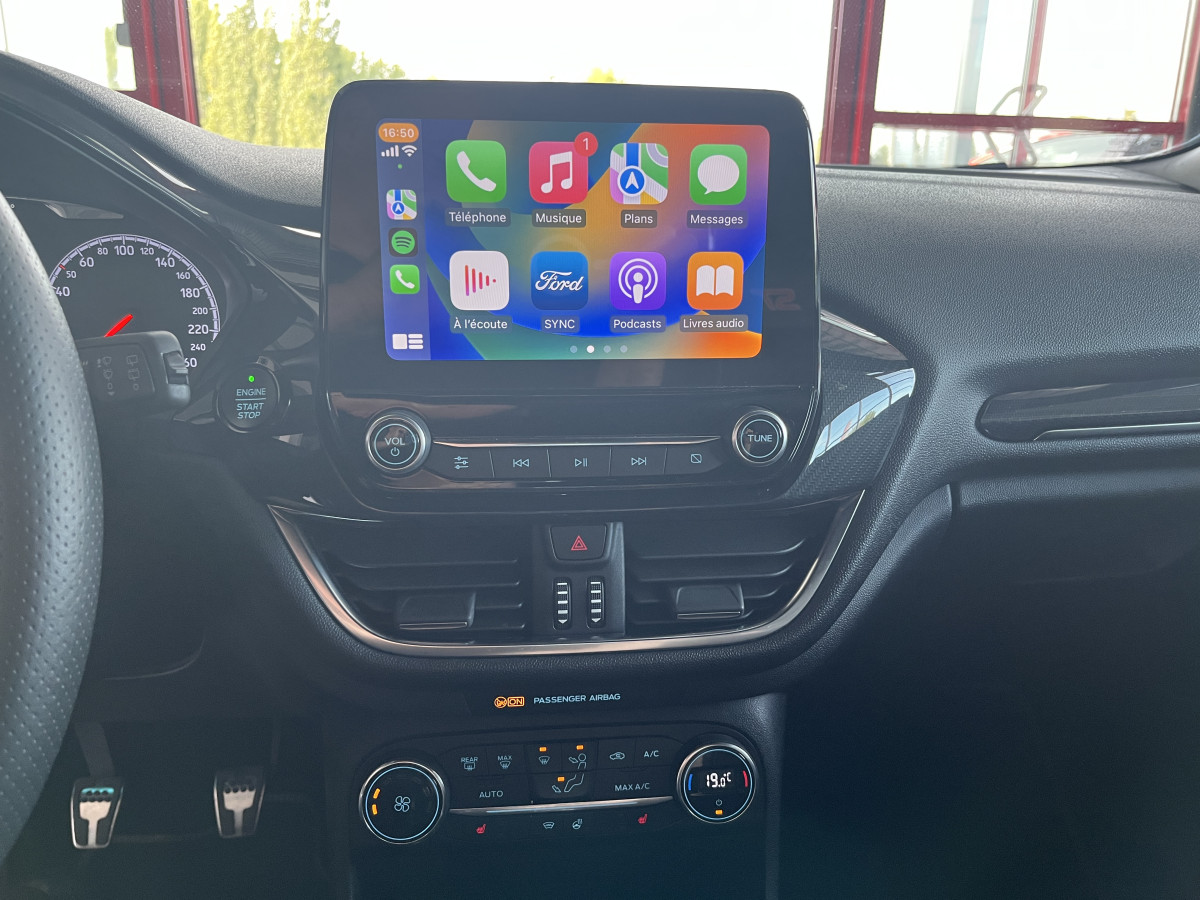 FORD FIESTA ST 1,5 200 PACK PERFORMANCE GPS CAMERA APPLE CARPLAY FULL LED BLUETOOTH HIFI B&O REGULATEUR PACK HIVER EXCELLENT ETAT