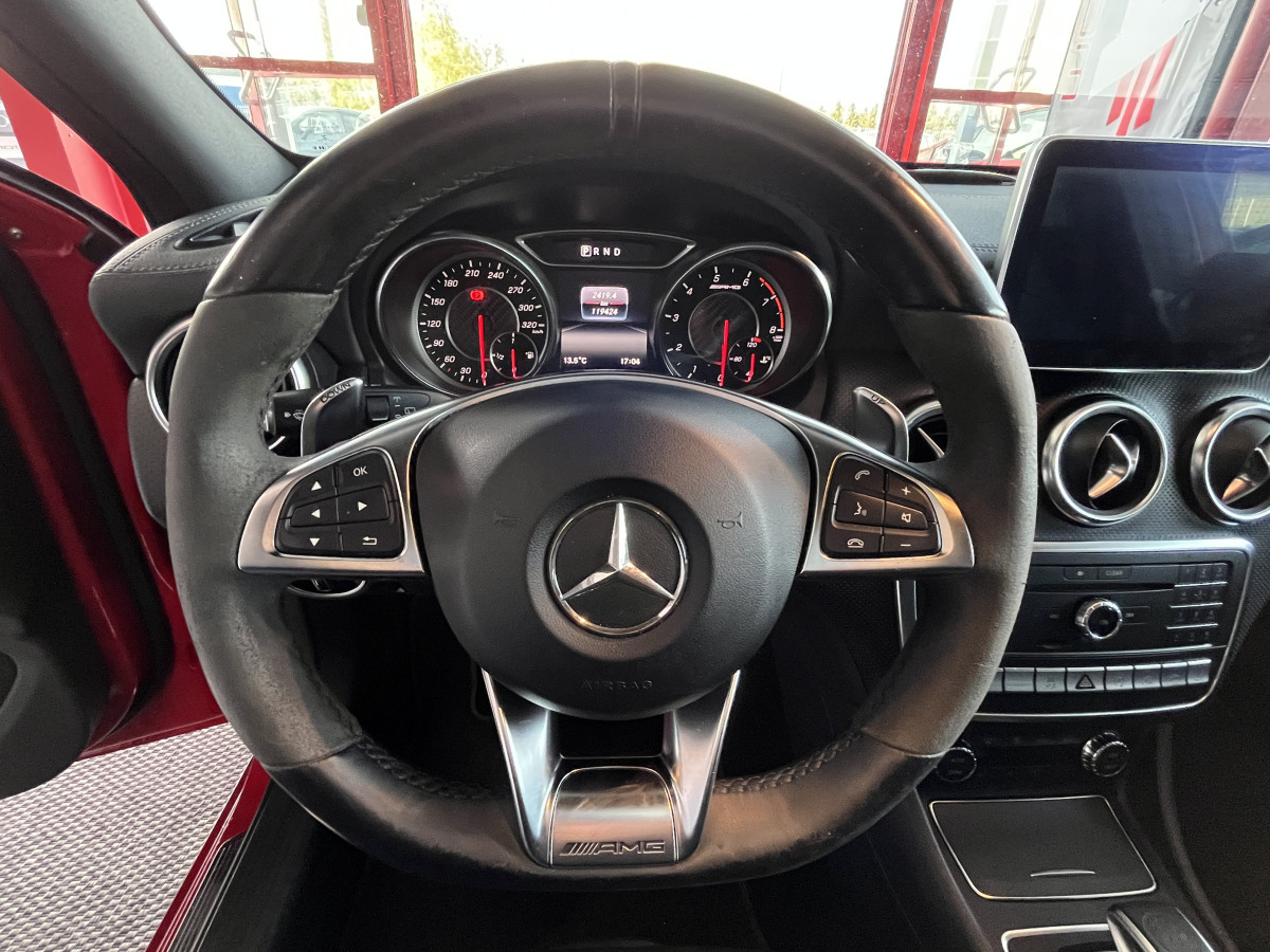 MERCEDES A 45 AMG 2,0 381 DCT7 PACK AERO GPS CAMERA FEUX FULL LED HIFI HARMAN/KARDON REGULATEUR EXCELLENT ETAT