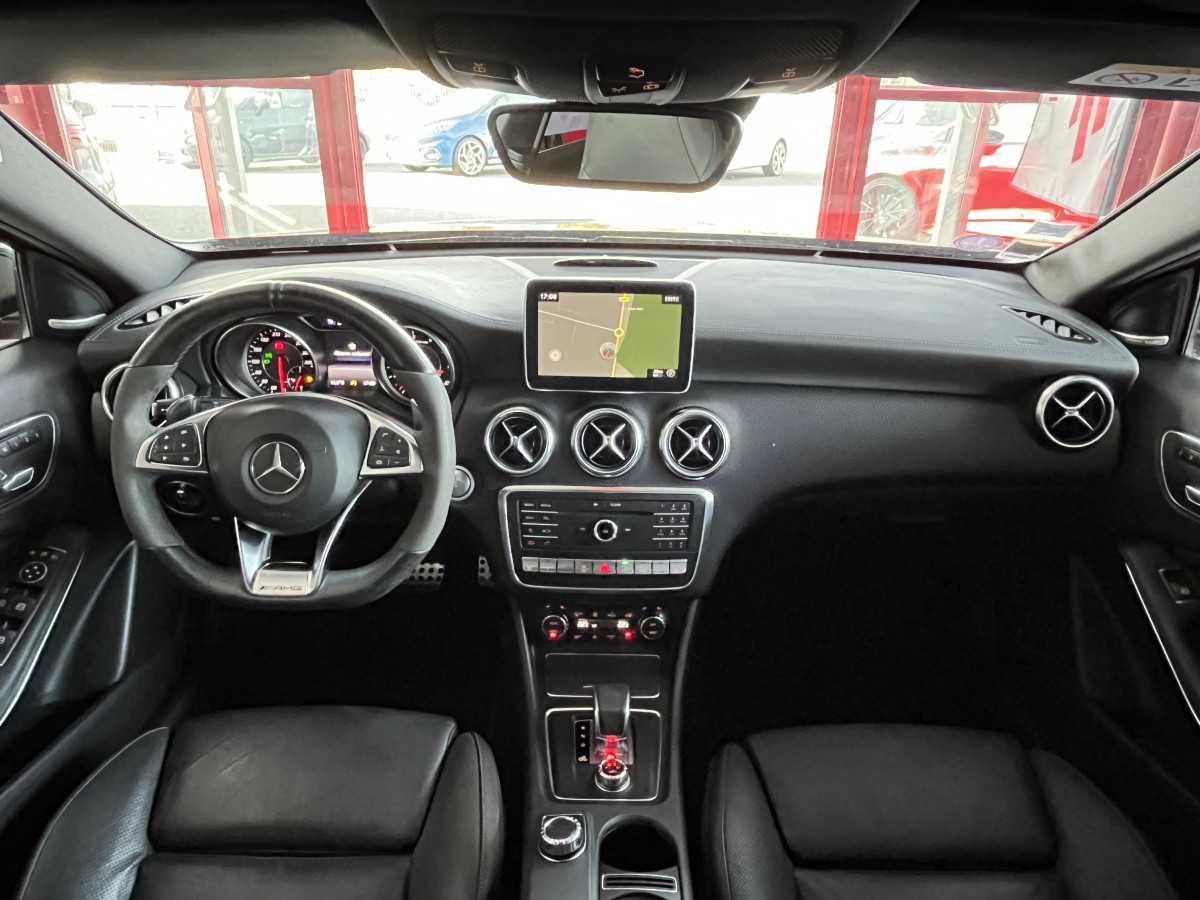 MERCEDES A 45 AMG 2,0 381 DCT7 PACK AERO GPS CAMERA FEUX FULL LED HIFI HARMAN/KARDON REGULATEUR EXCELLENT ETAT